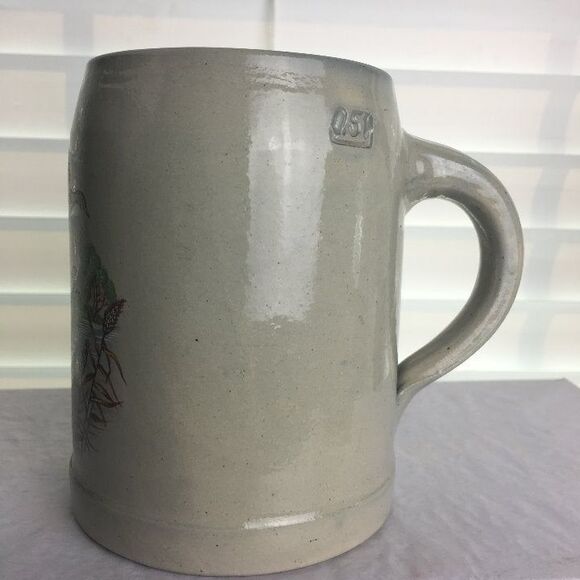 Cool Vintage West Germany Duck Hunting Beer Stein Stoneware Mug - Picture 8 of 8